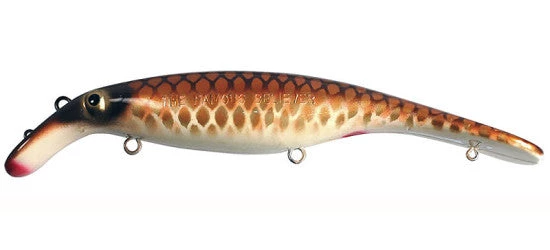 Drifter Believer Muskie Straight Tail Lure 8" 17 Drifter Believer Muskie Straight Tail Lure 8"