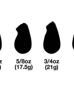 TERMINAL TACKLE Ryugi Black Beans Sinker