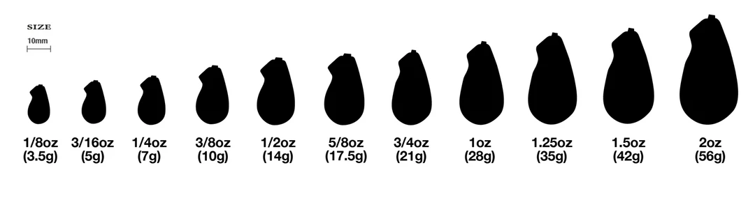 TERMINAL TACKLE Ryugi Black Beans Sinker 4 TERMINAL TACKLE Ryugi Black Beans Sinker