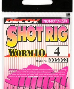 Decoy Worm 10 Shot Rig DROP SHOT HOOKS