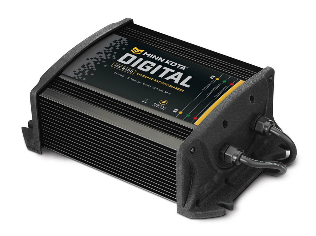 MARINE ELECTRONICS Minn Kota MK201D 2 Bank 10amp On Board Digital Charger 3 MARINE ELECTRONICS Minn Kota MK201D 2 Bank 10amp On Board Digital Charger