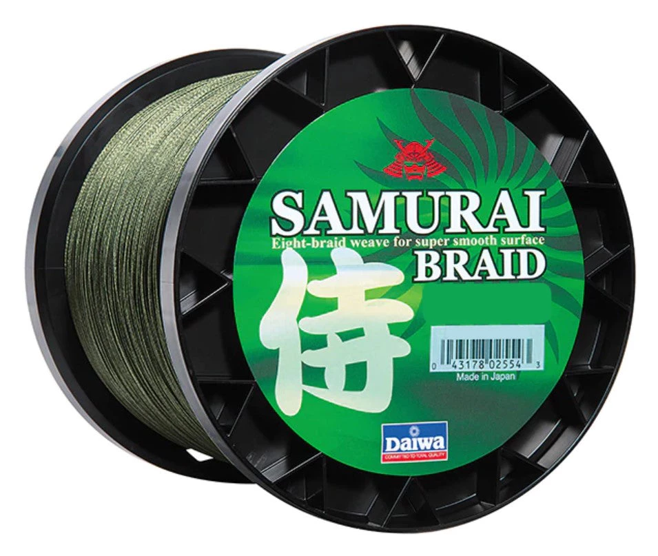 FLUOROCARBON Daiwa Samurai Braided Line Bulk Spool 3 FLUOROCARBON Daiwa Samurai Braided Line Bulk Spool