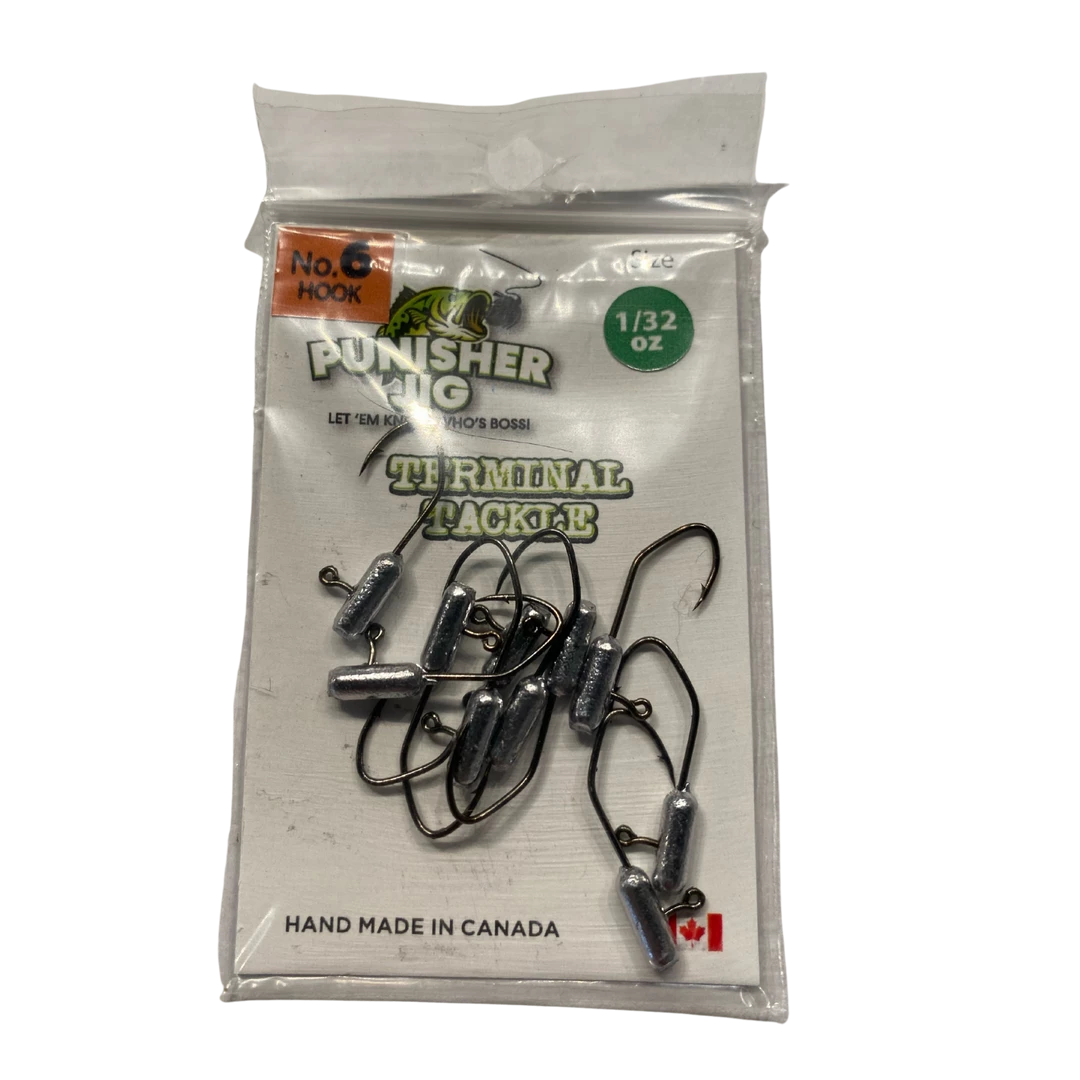 Punisher Jigs Crappie Tube Heads 3 Punisher Jigs Crappie Tube Heads