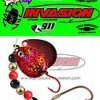 Invasion Fishing Walleye Worm Harness - Series 911 TERMINAL TACKLE 2 Invasion Fishing Walleye Worm Harness - Series 911 TERMINAL TACKLE