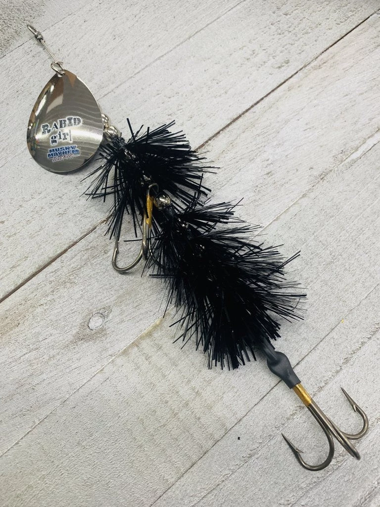 Musky Mayhem Tackle Musky Mayhem Rabid Girl Single Blade 3 Musky Mayhem Tackle Musky Mayhem Rabid Girl Single Blade
