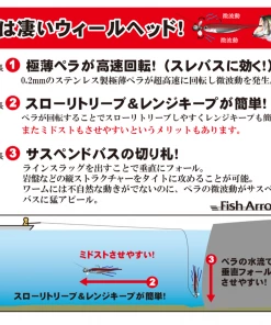 Fish Arrow Wheel Head